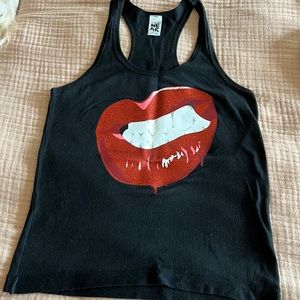 Zumba Fitness Red Lips Tank Top